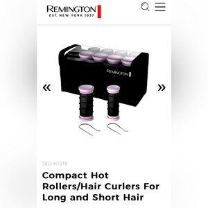 🔥New In Box REMINGTON Compact Hot Rollers feature lonic Ceramic Technology